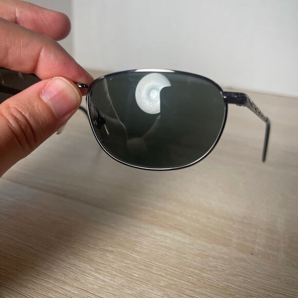 Vintage Serengeti 5653C Sunglasses Silver Metal Japan - Picture 7 of 10